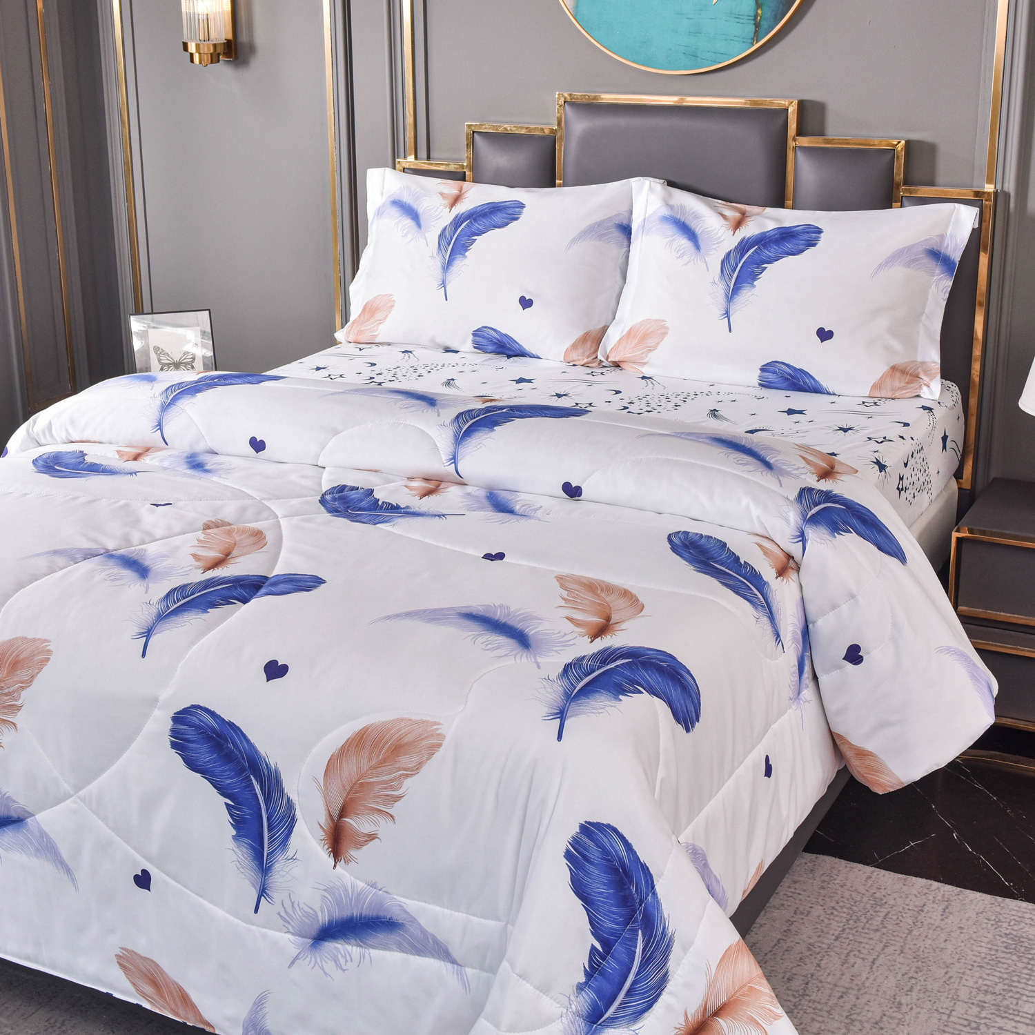 All in one dekbed Aveline wit blauw bruin (4)