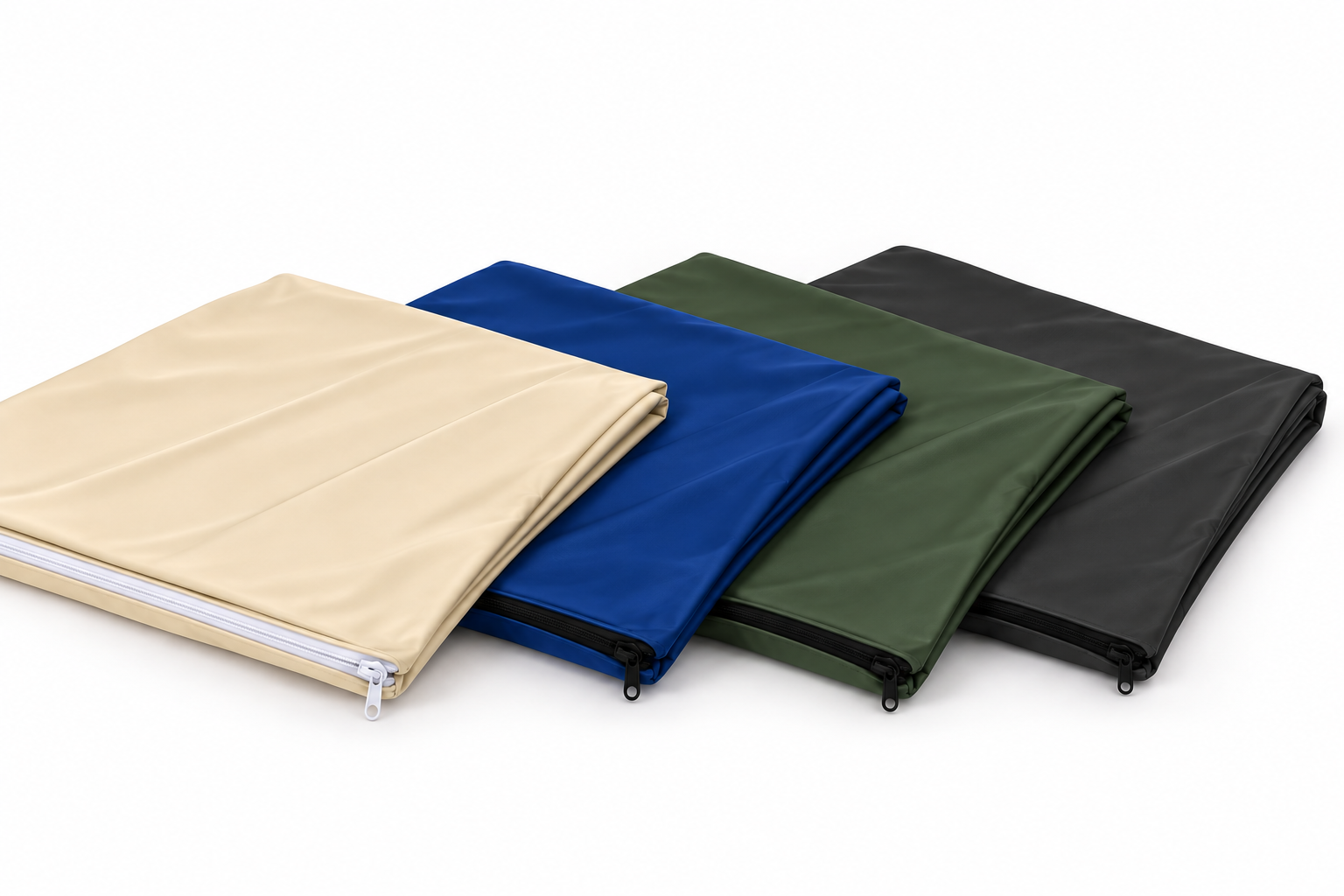 Waterdichte incontinentie kussenslopen in beige blauw groen en antraciet