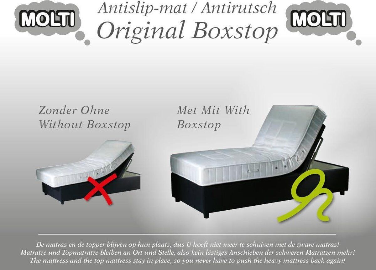 antislip matrasonderlegger