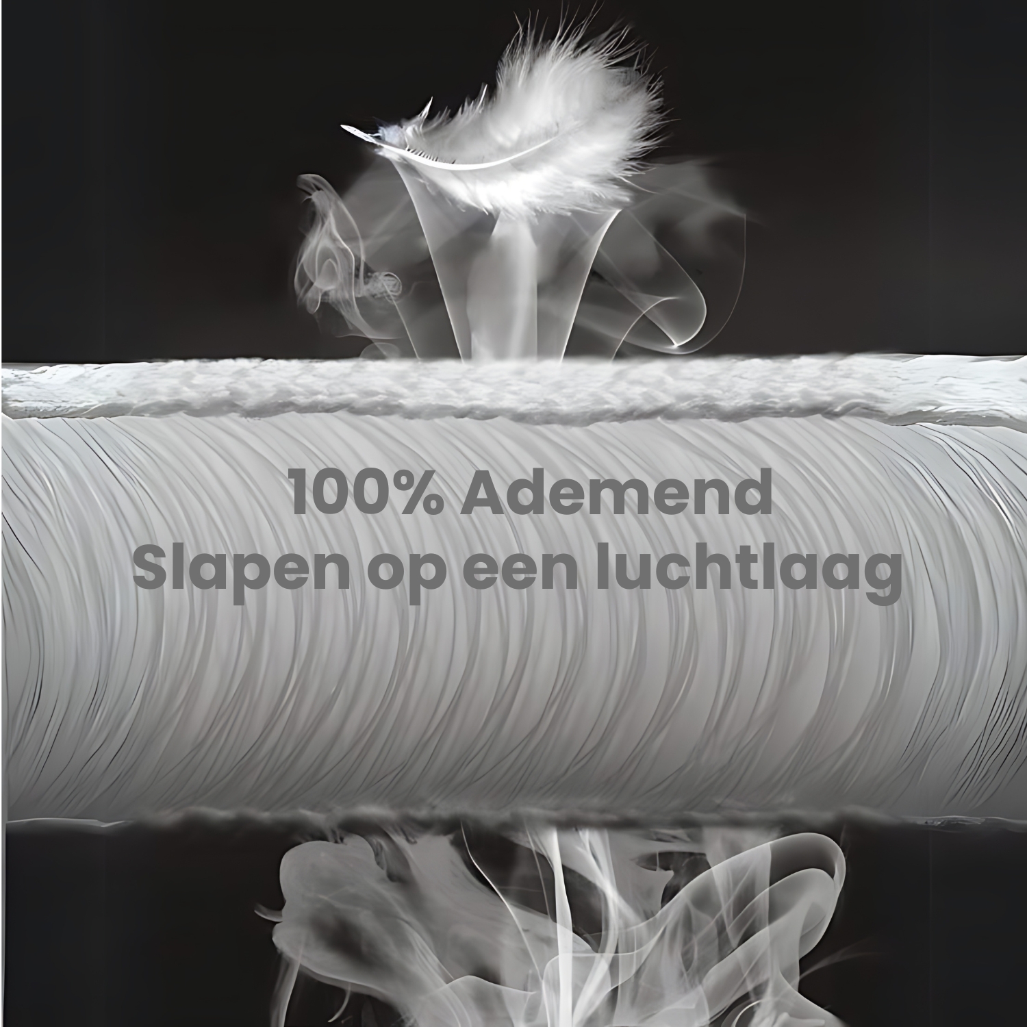 100% ademend anti-transpiratie matrastopper voor betere ventilatie tijdens het slapen.
