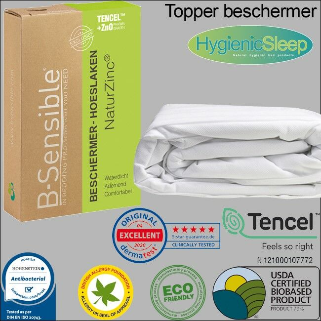 Tencel hoeslaken Topper