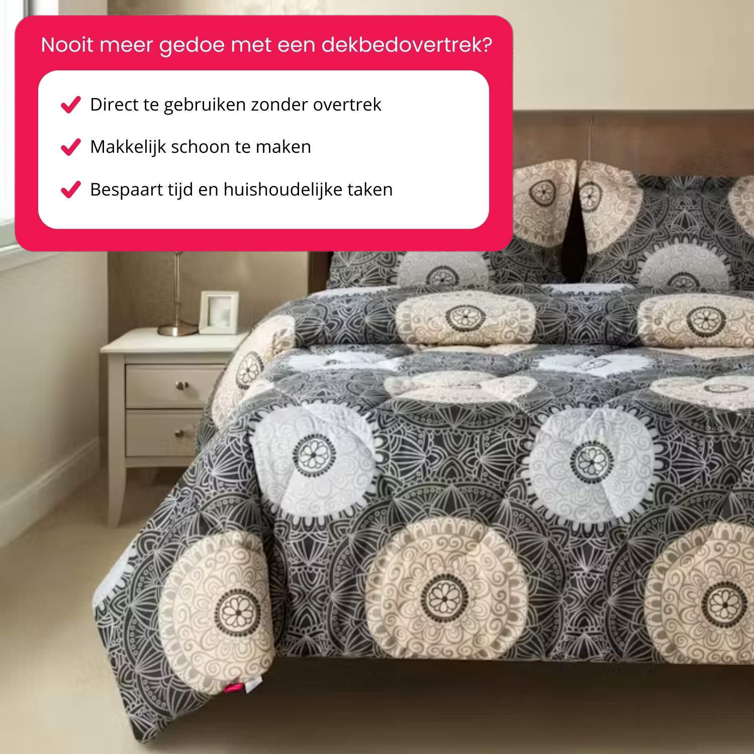 bespaar tijd met dit dekbed