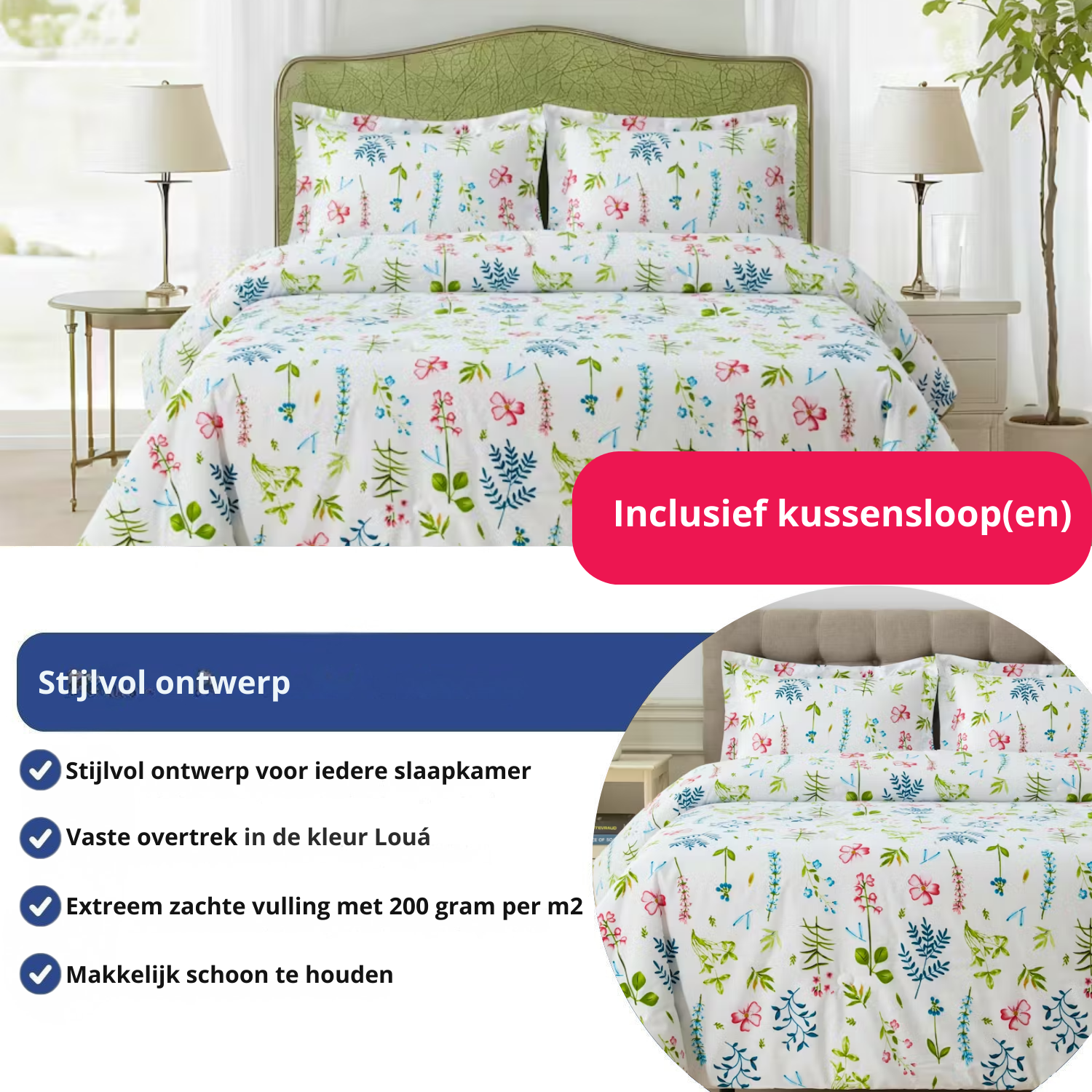 Dekbed Loua met vrolijke kleuren voor de zomer